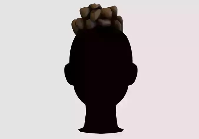 Cartoon Male Hairstyle 