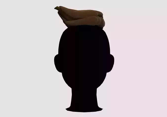 Cartoon Male Hairstyle 