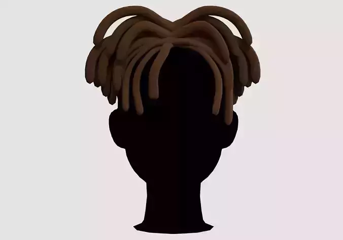 Braids Cartoon Hairstyle 