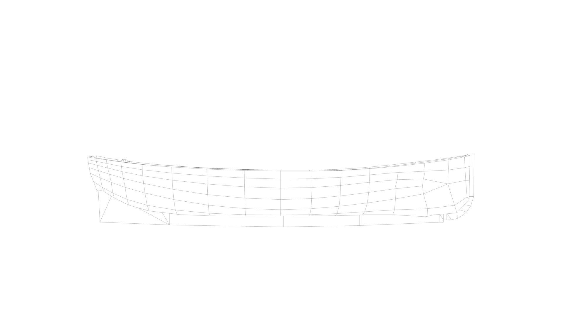 Lifeboat - Type 2 - World War 2 Warship 3D model_10