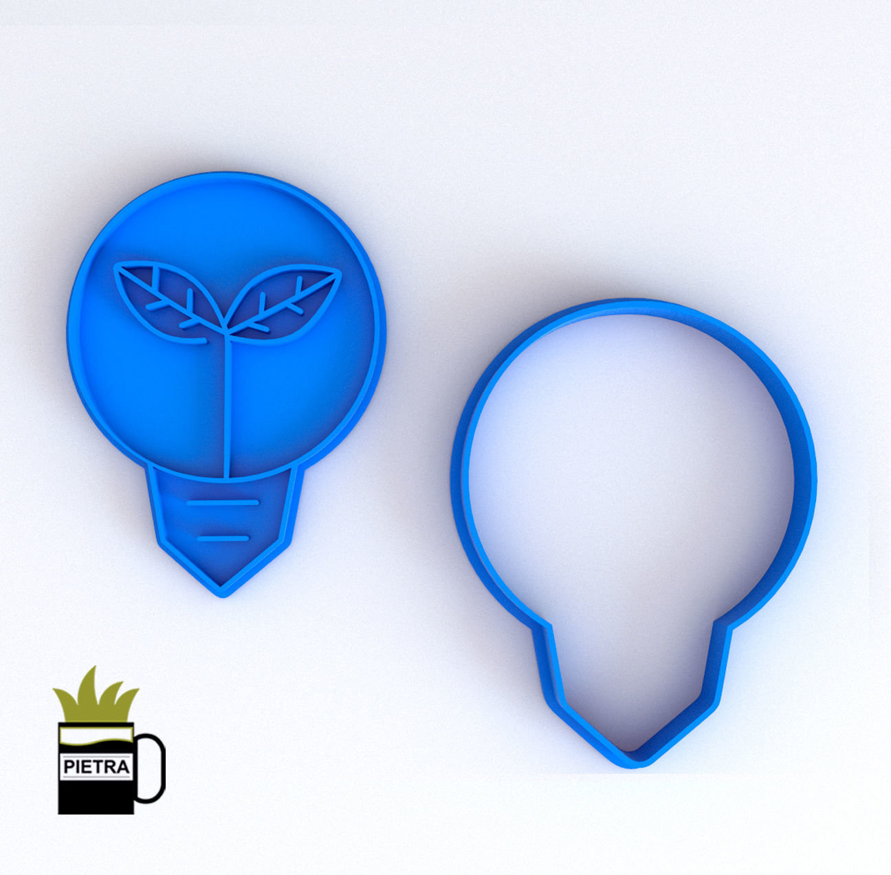 Dia de la tierra Molde cortante de galletas fondant impresion 3d 3D print model_2