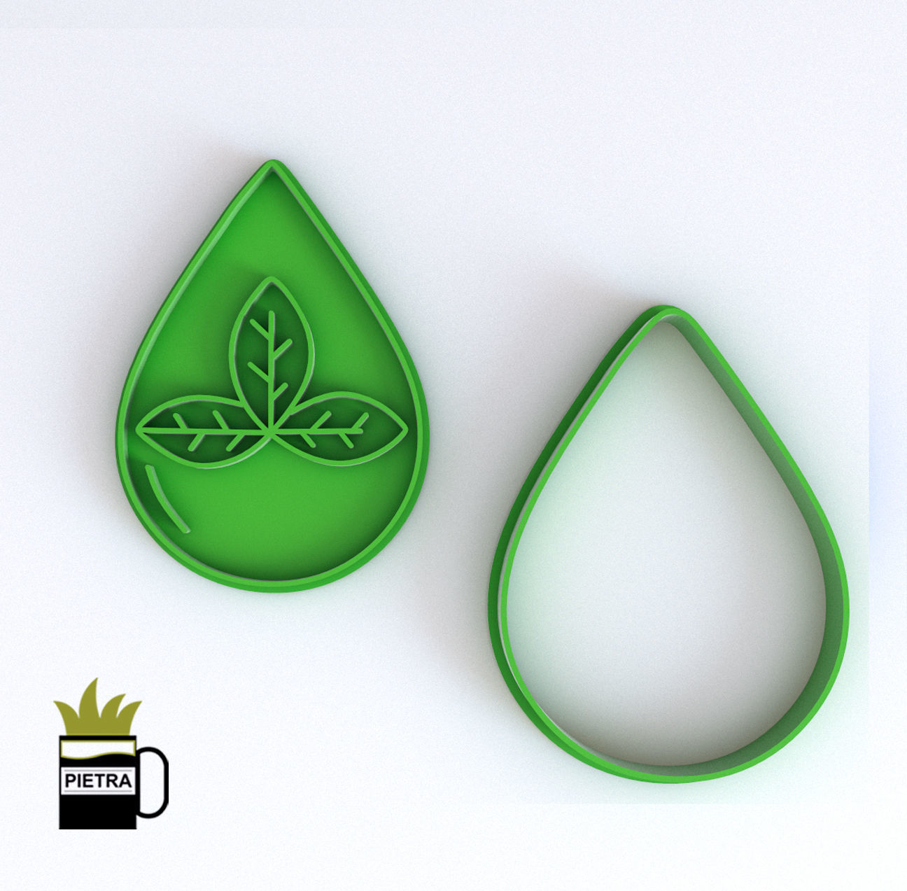 Dia de la tierra Molde cortante de galletas fondant impresion 3d 3D print model_1