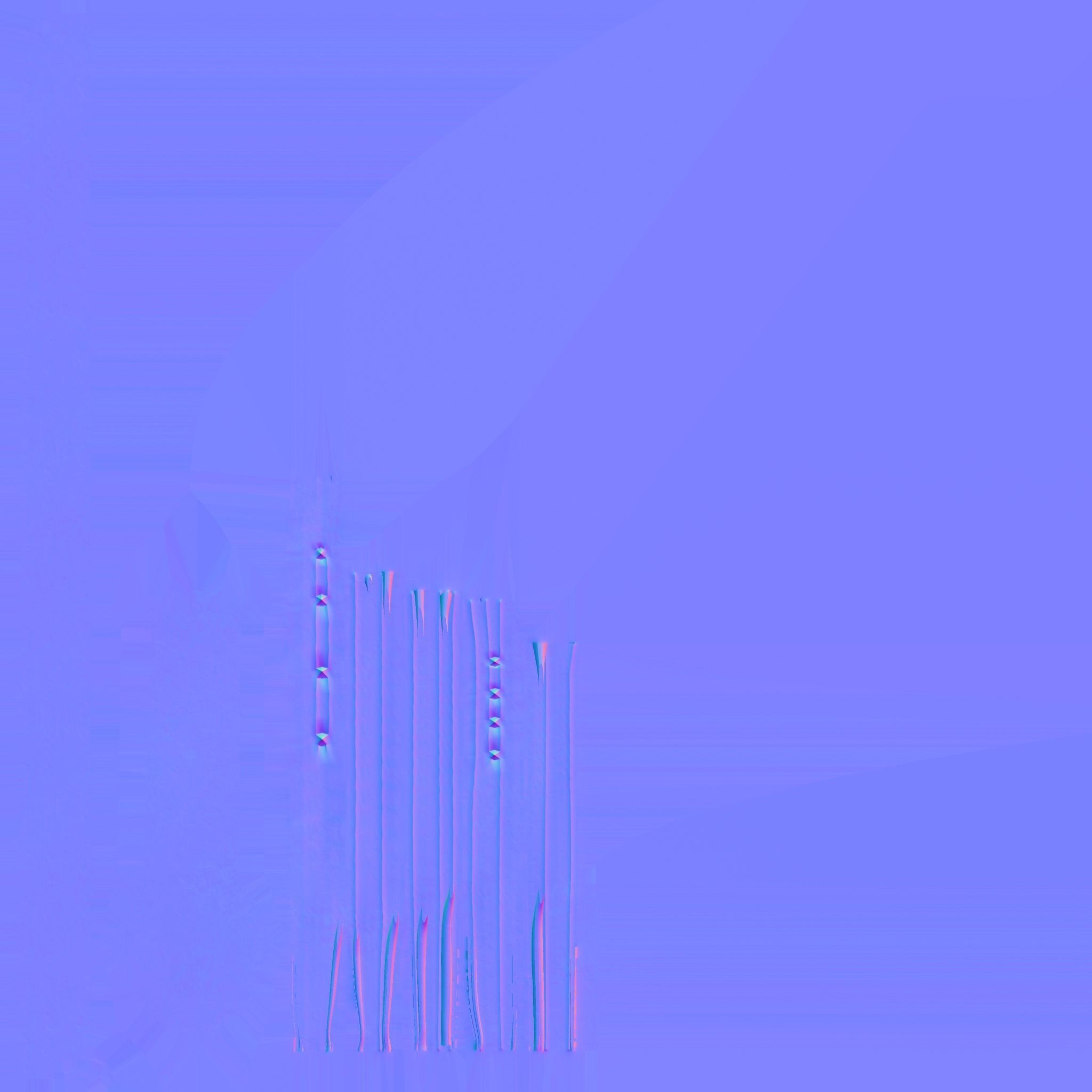 Knights Kniddle Stick Long Sword Low-poly 3D model_10