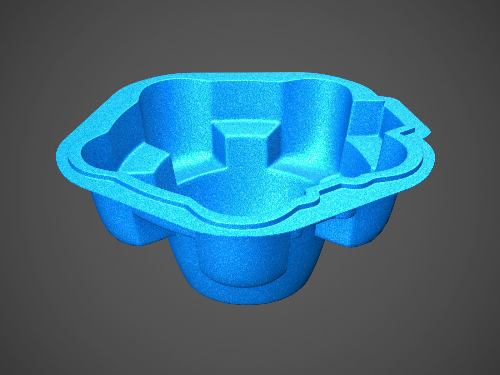 Daisy swimming pool 3D model_4