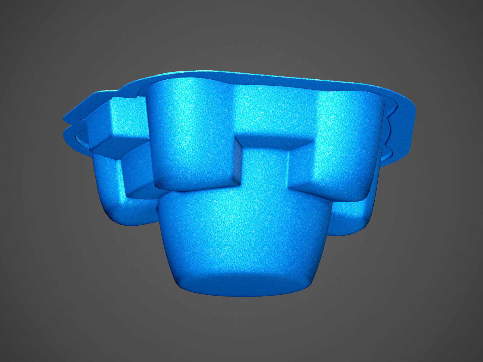 Daisy swimming pool 3D model_5