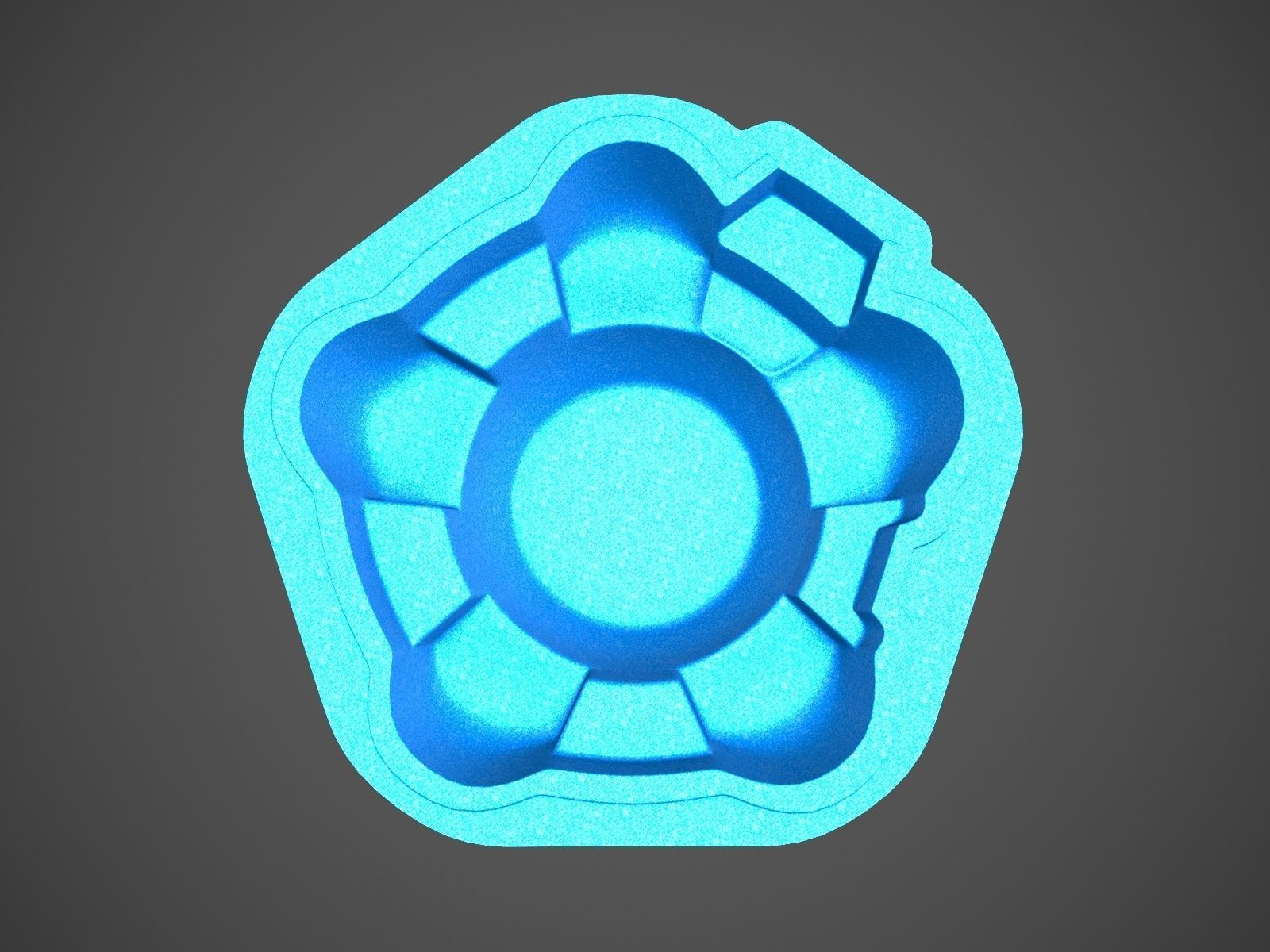 Daisy swimming pool 3D model_8