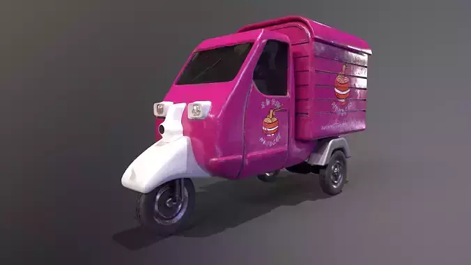 Tuk Tuk Truck - Pink