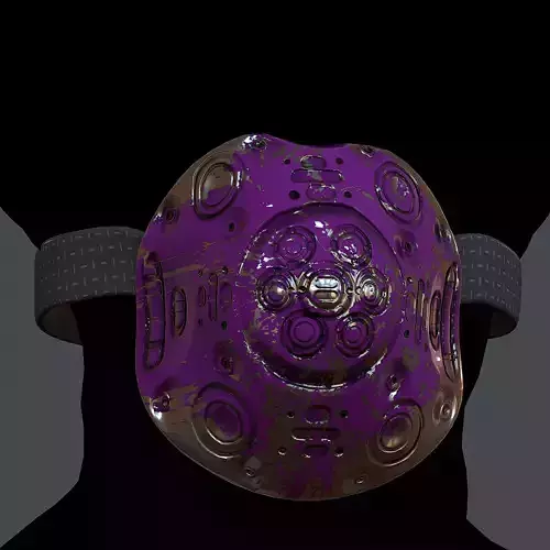 Gas mask helmet 3d model scifi Low-poly Low-poly 3D model