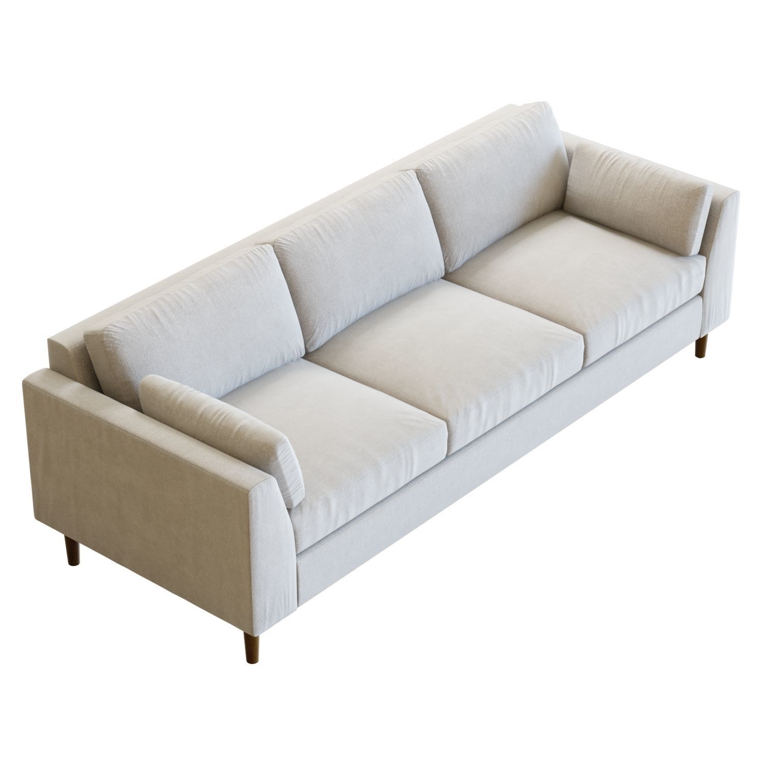 Crate and Barrel Avondale 98 in Sofa 3D model_2
