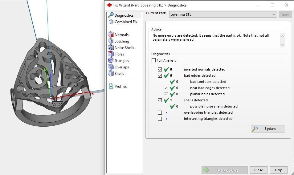 gold love ring 3D print model_14