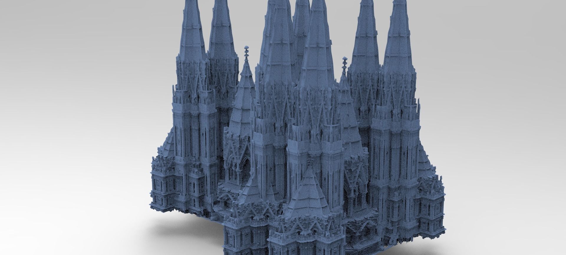 Angelic Cathedral High Rise Mass structure 3 3D model_1