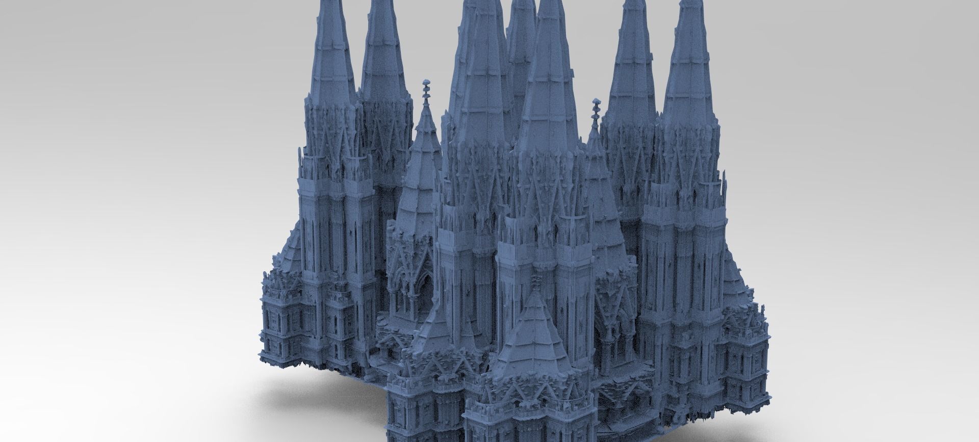 Angelic Cathedral High Rise Mass structure 3 3D model_2