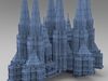 Angelic Cathedral High Rise Mass structure 3 3D model | CGTrader