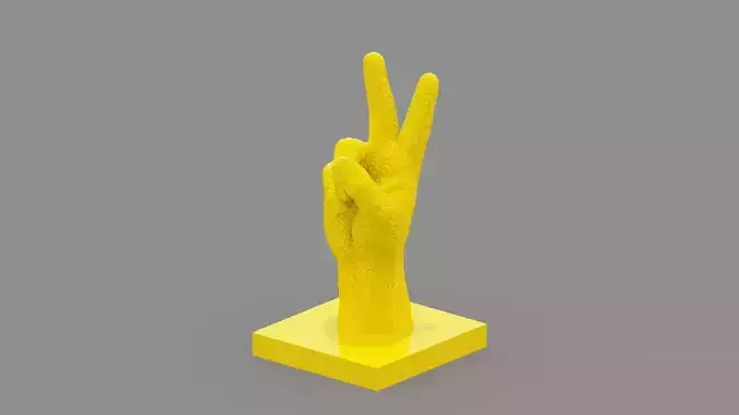 Sculpture Hand Victory