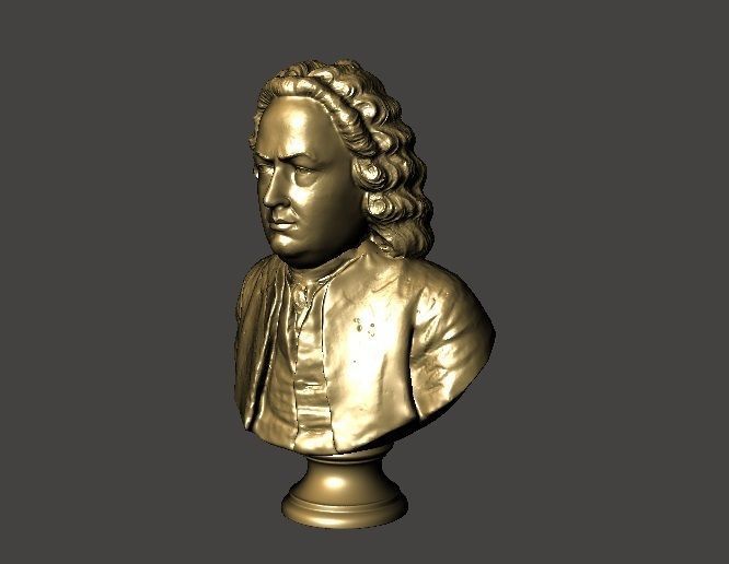 Johann Sebastian Bach 3d printing 3D print model_4