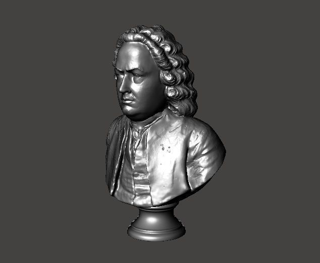 Johann Sebastian Bach 3d printing 3D print model_3