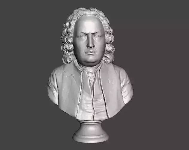 Johann Sebastian Bach 3d printing