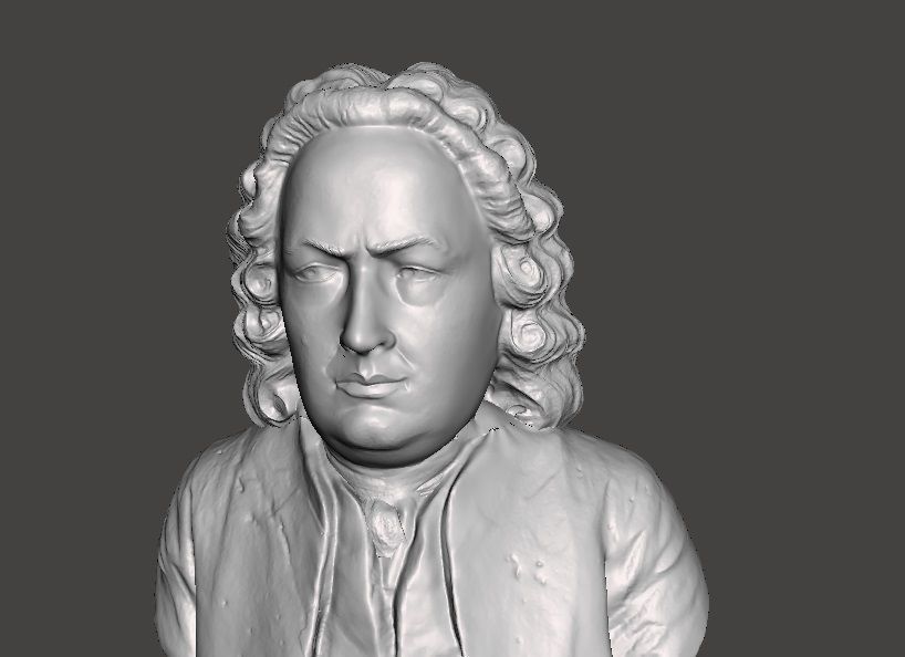Johann Sebastian Bach 3d printing 3D print model_1