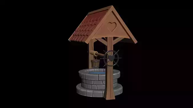Stylized Water well