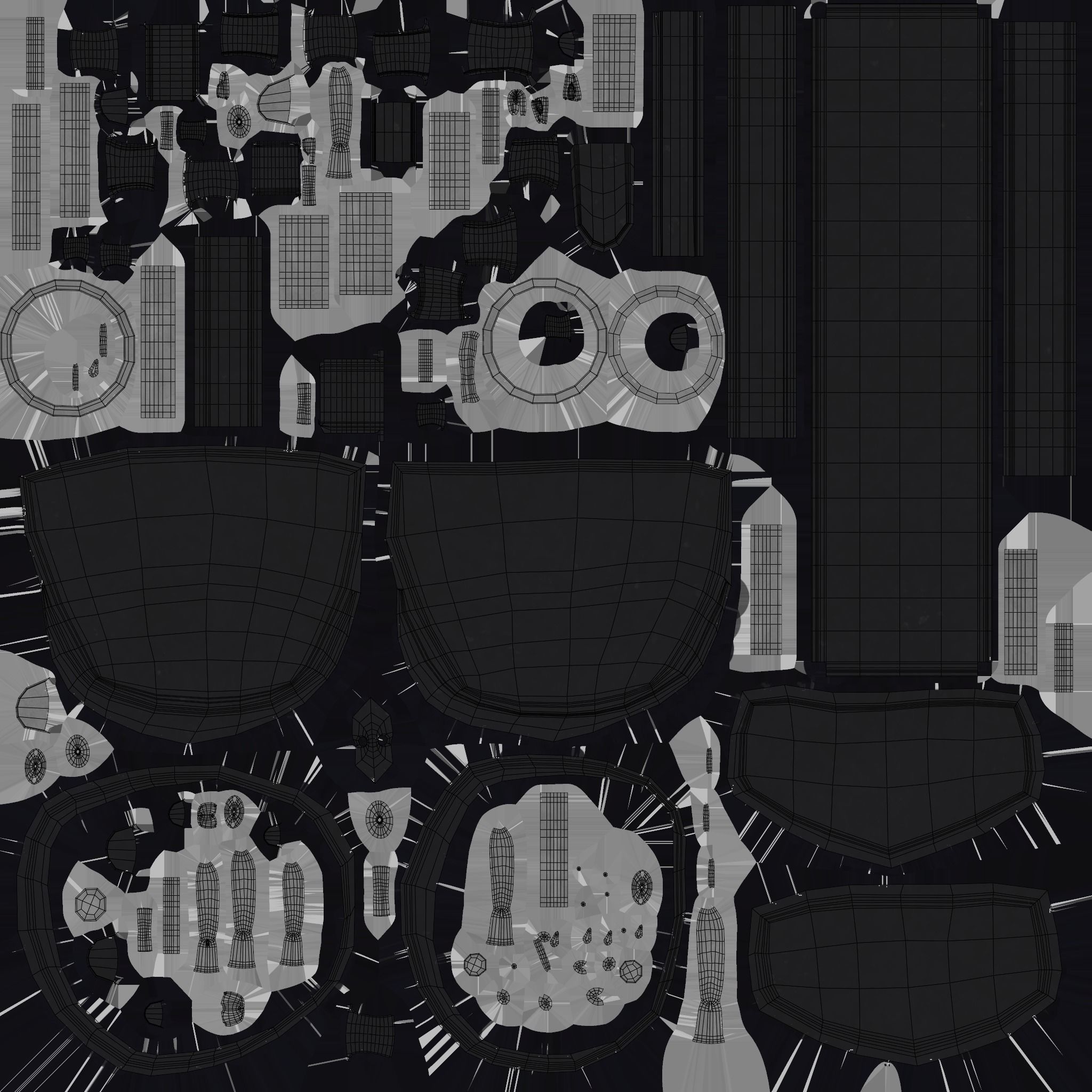 Corset v3 Low-poly 3D model_15