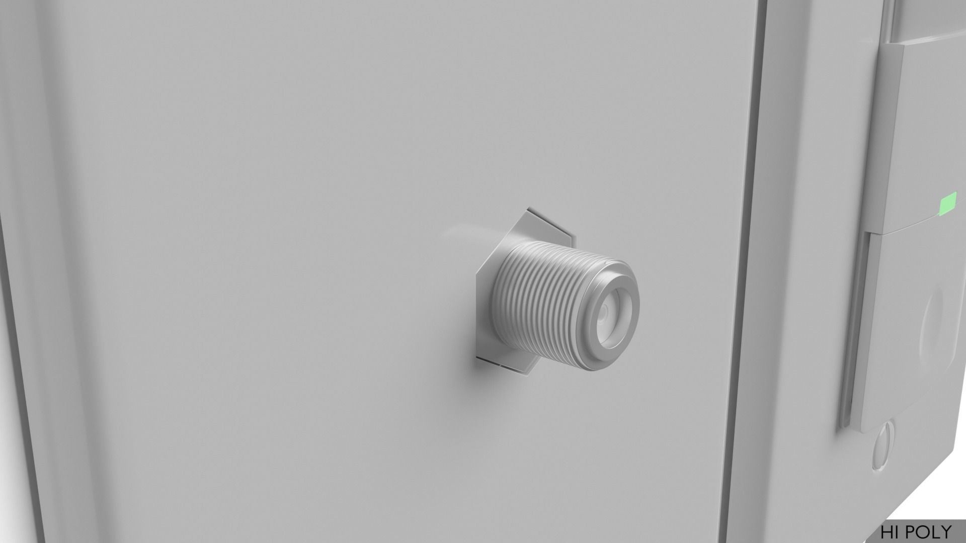 Light switches and outlets High Poly AND Low Poly pack 2 Low-poly 3D model_24