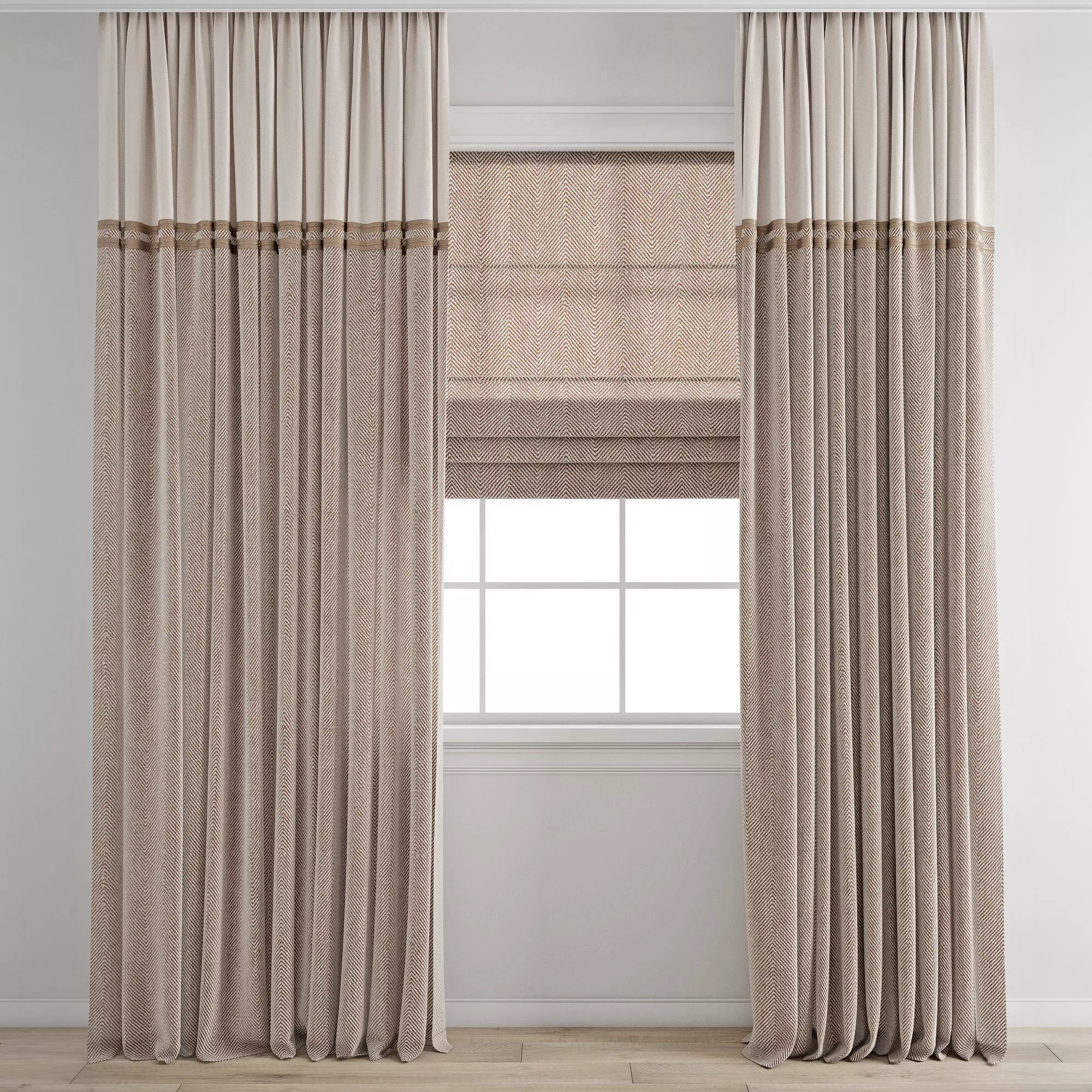 Curtain 362 3D model_0