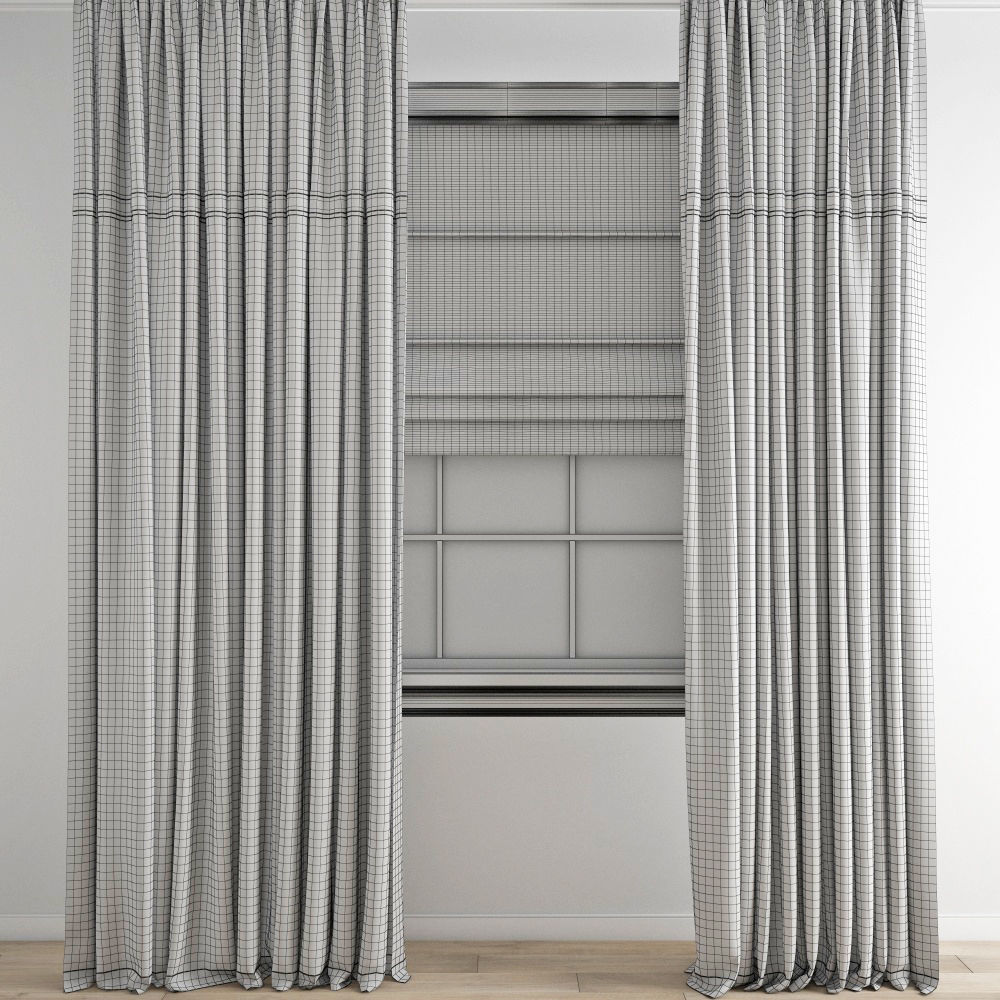 Curtain 362 3D model_9