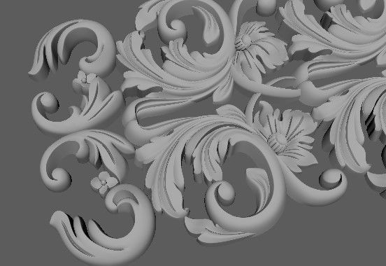 dekor ornament 3D model_3