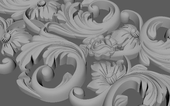 dekor ornament 3D model_2