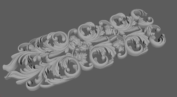 dekor ornament 3D model_1