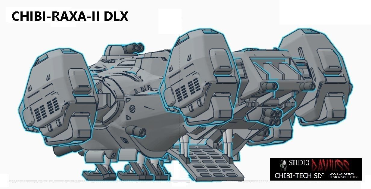 RAXA II  DLX and DLX XL BUNDLE 3D Model Collection_112