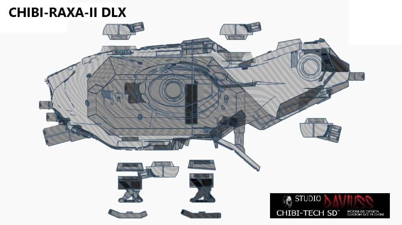 RAXA II  DLX and DLX XL BUNDLE 3D Model Collection_110