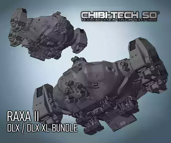 RAXA II  DLX and DLX XL BUNDLE 3D Model Collection