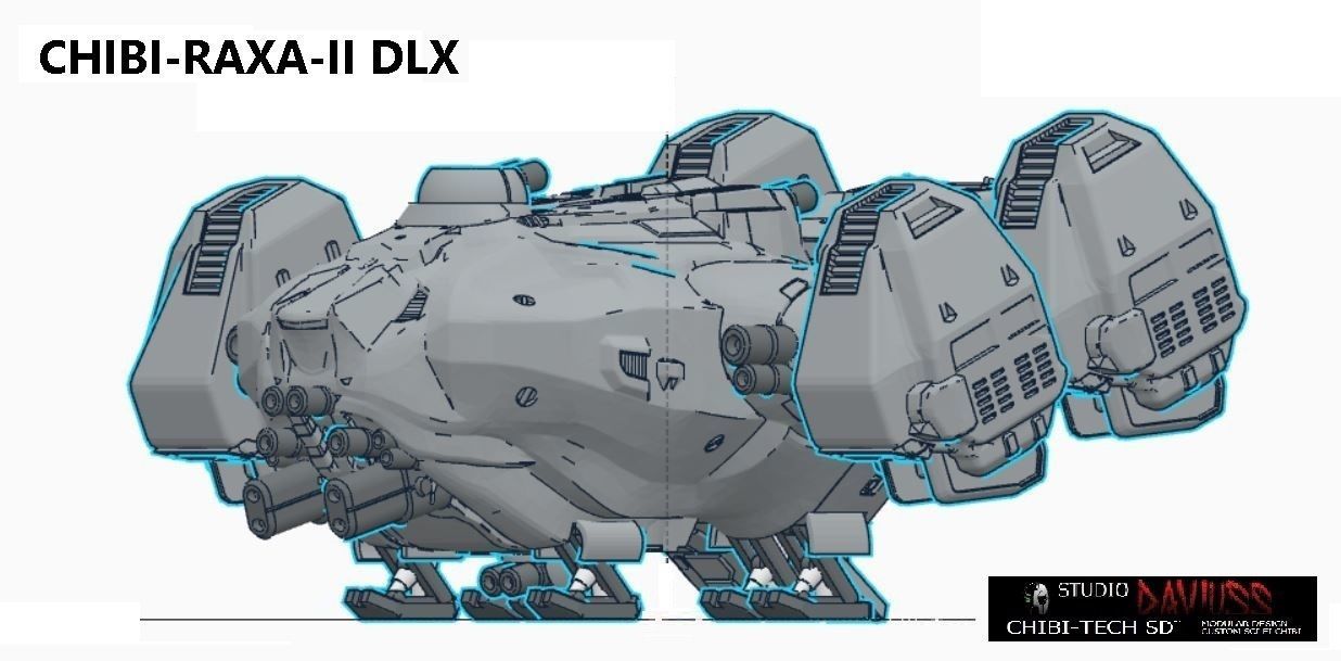 RAXA II  DLX and DLX XL BUNDLE 3D Model Collection_114