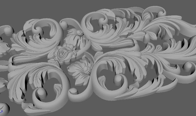 dekor ornament 3D model_2