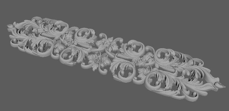 dekor ornament 3D model_1