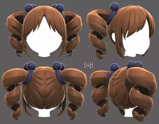 Base Hair for girl V13