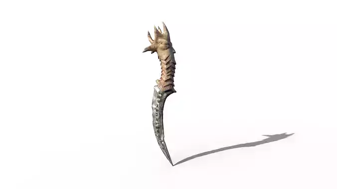 King Dagger Low-poly 3D model