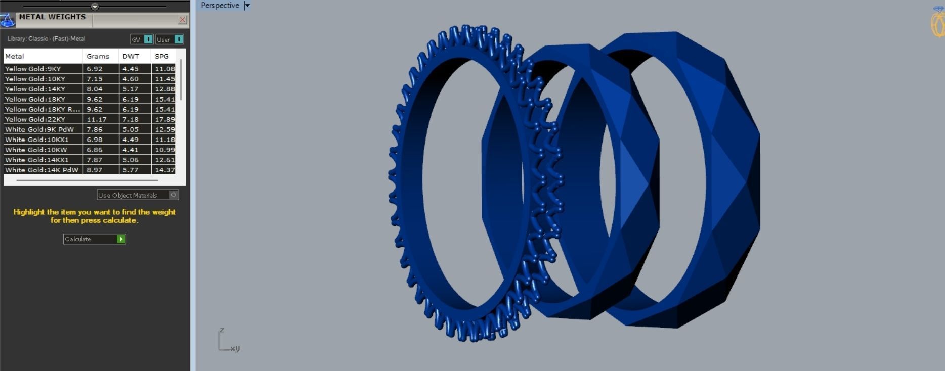 Geometric and Diamond Wedding Ring R 152 3D print model_4