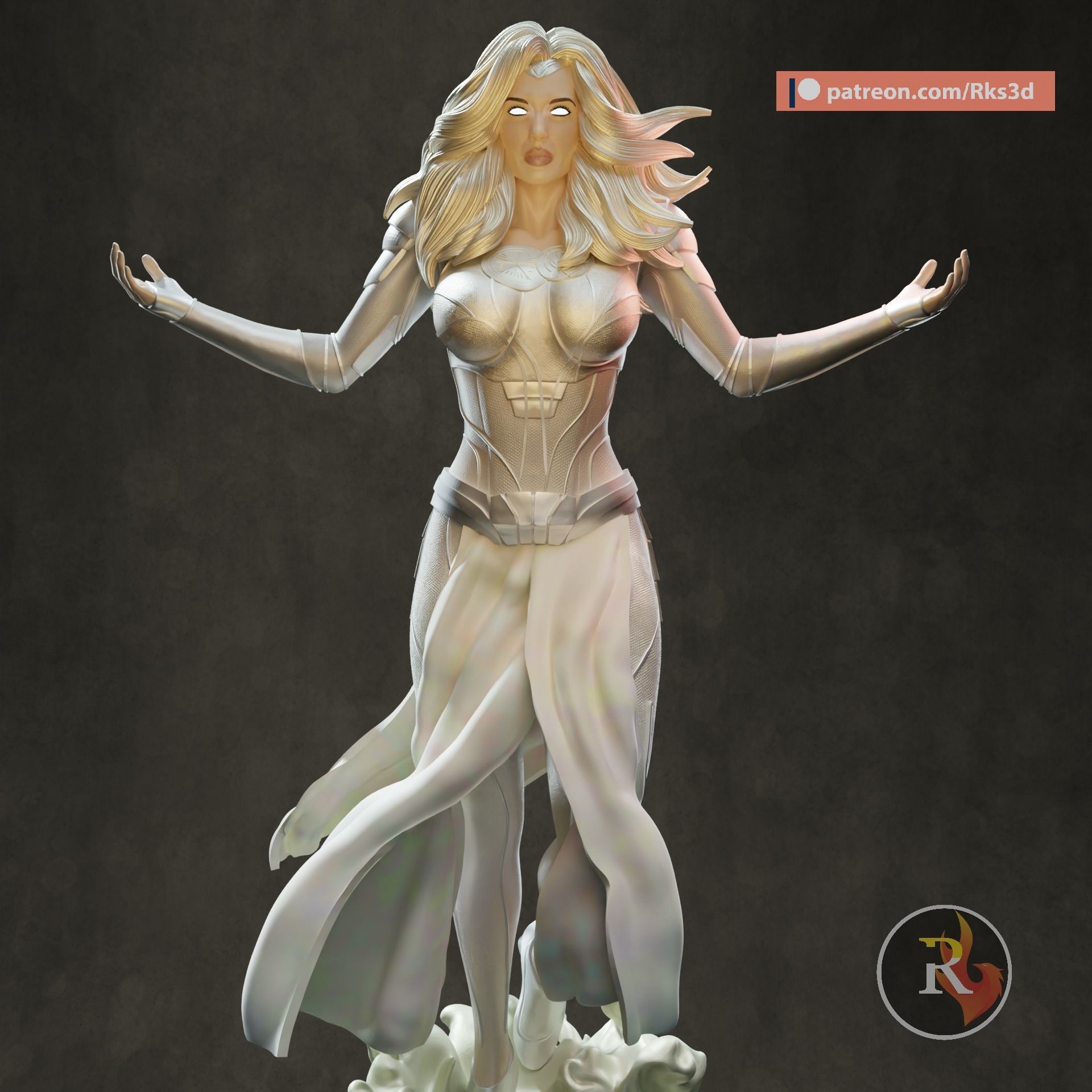 Thena Angelina Jolie 3D print model_2