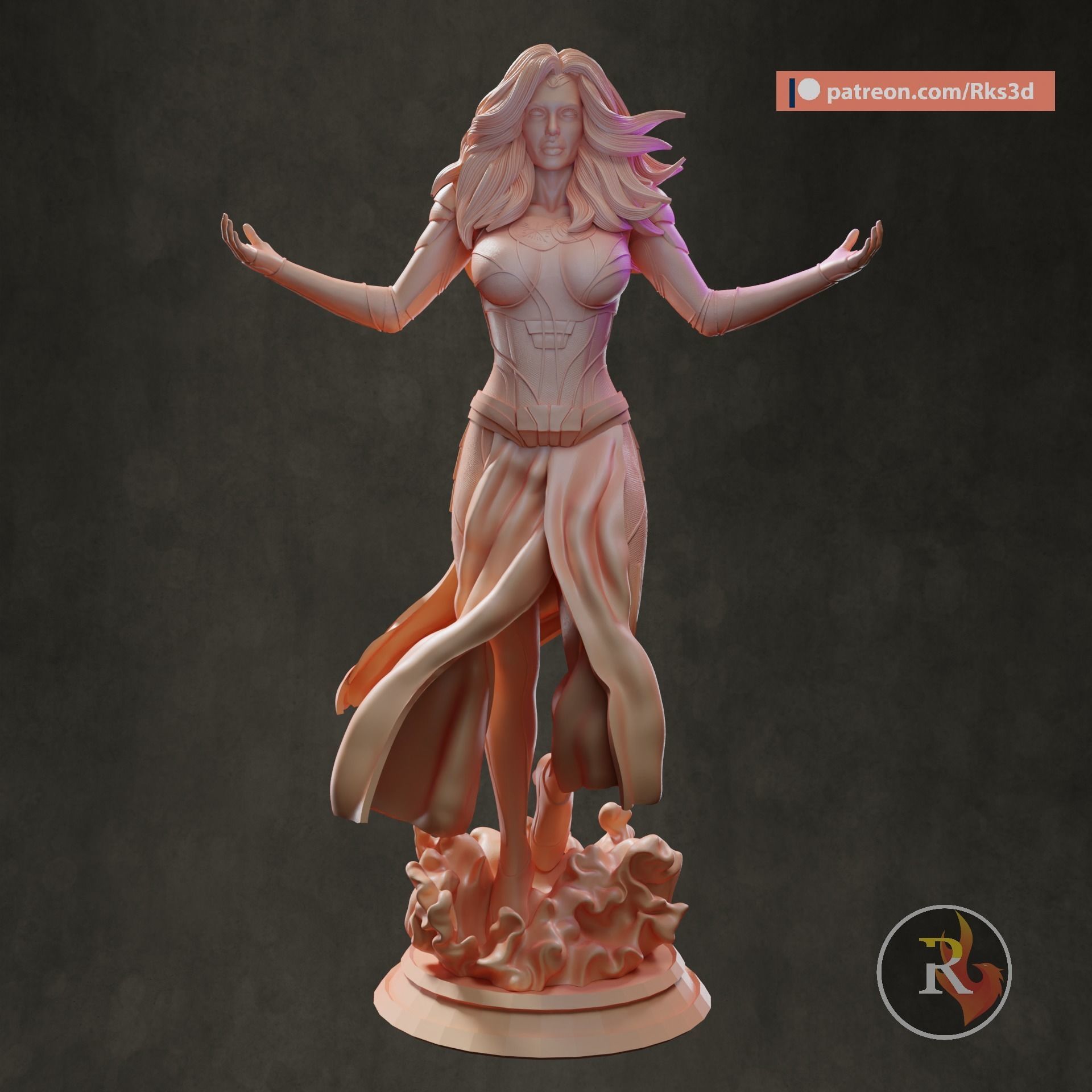 Thena Angelina Jolie 3D print model_5