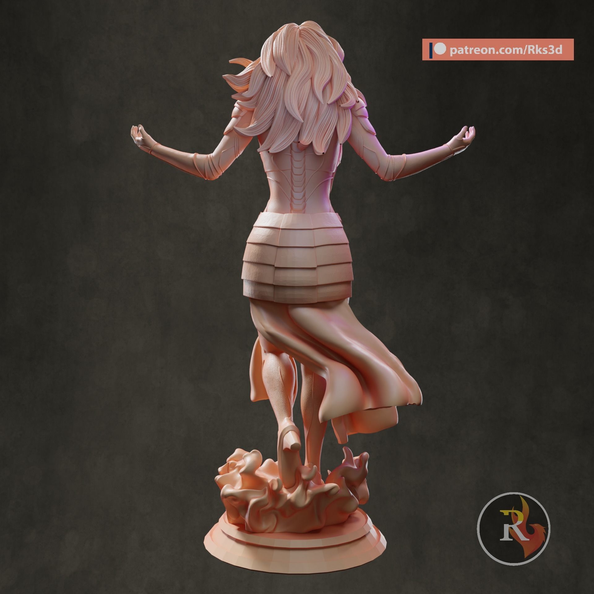 Thena Angelina Jolie 3D print model_6