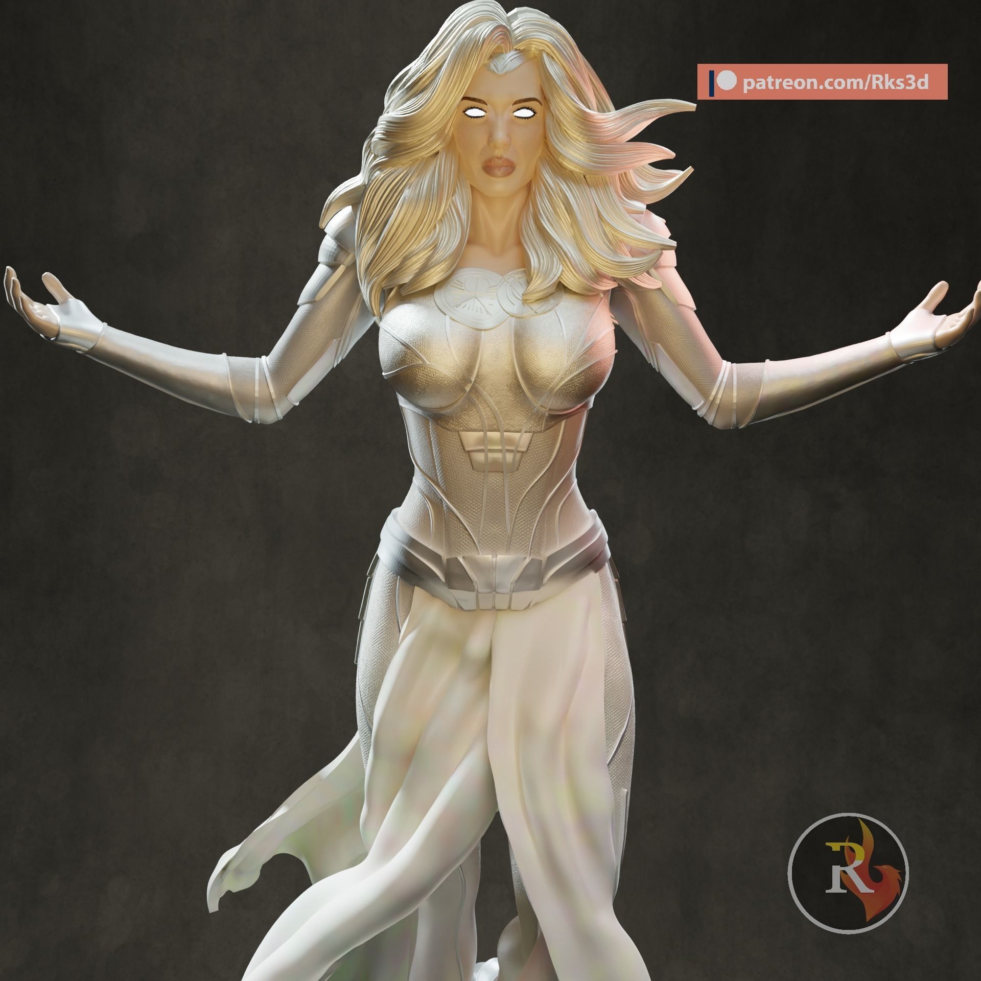 Thena Angelina Jolie 3D print model_1