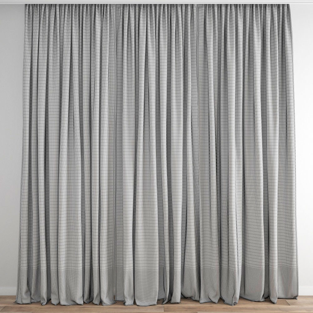 Curtain 377 3D model_3