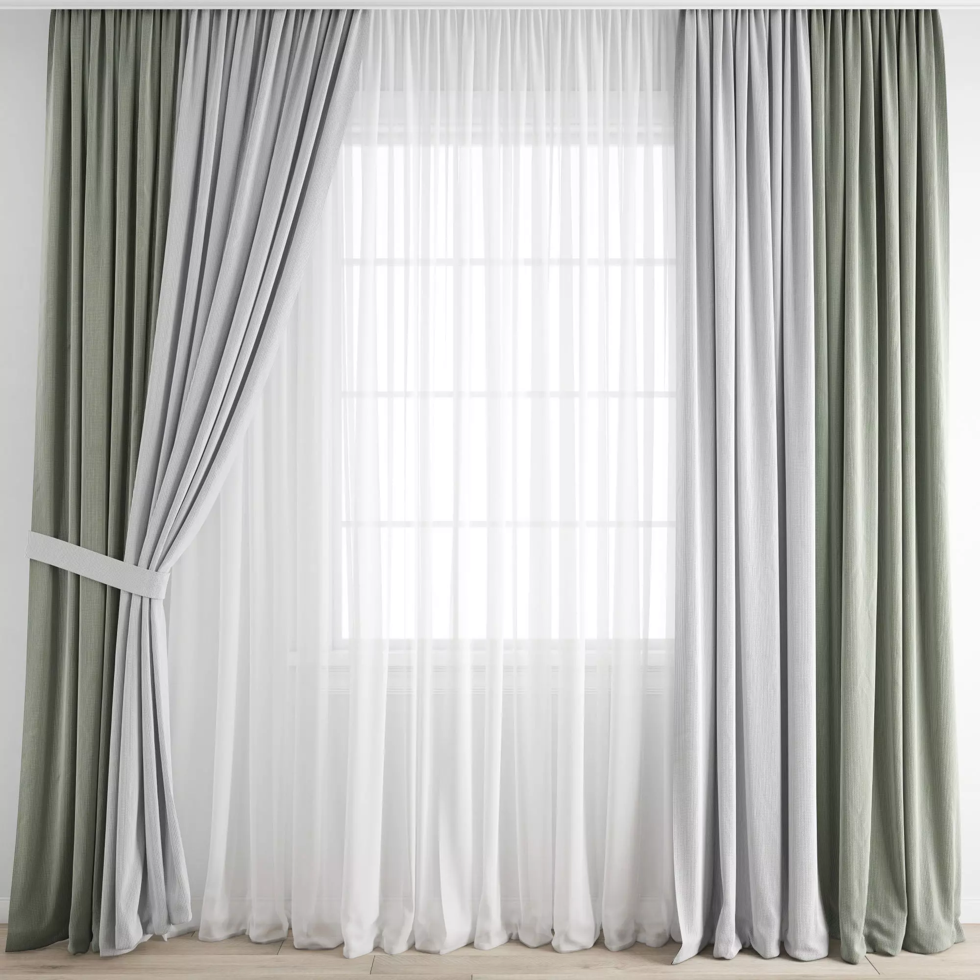 Curtain 378 3D model_0