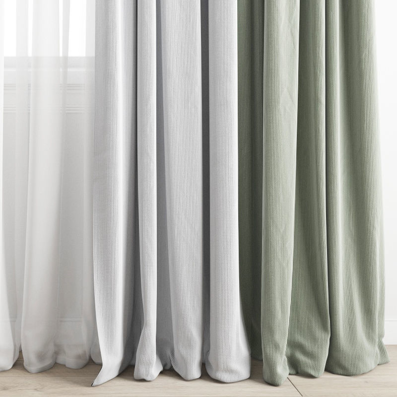 Curtain 378 3D model_2