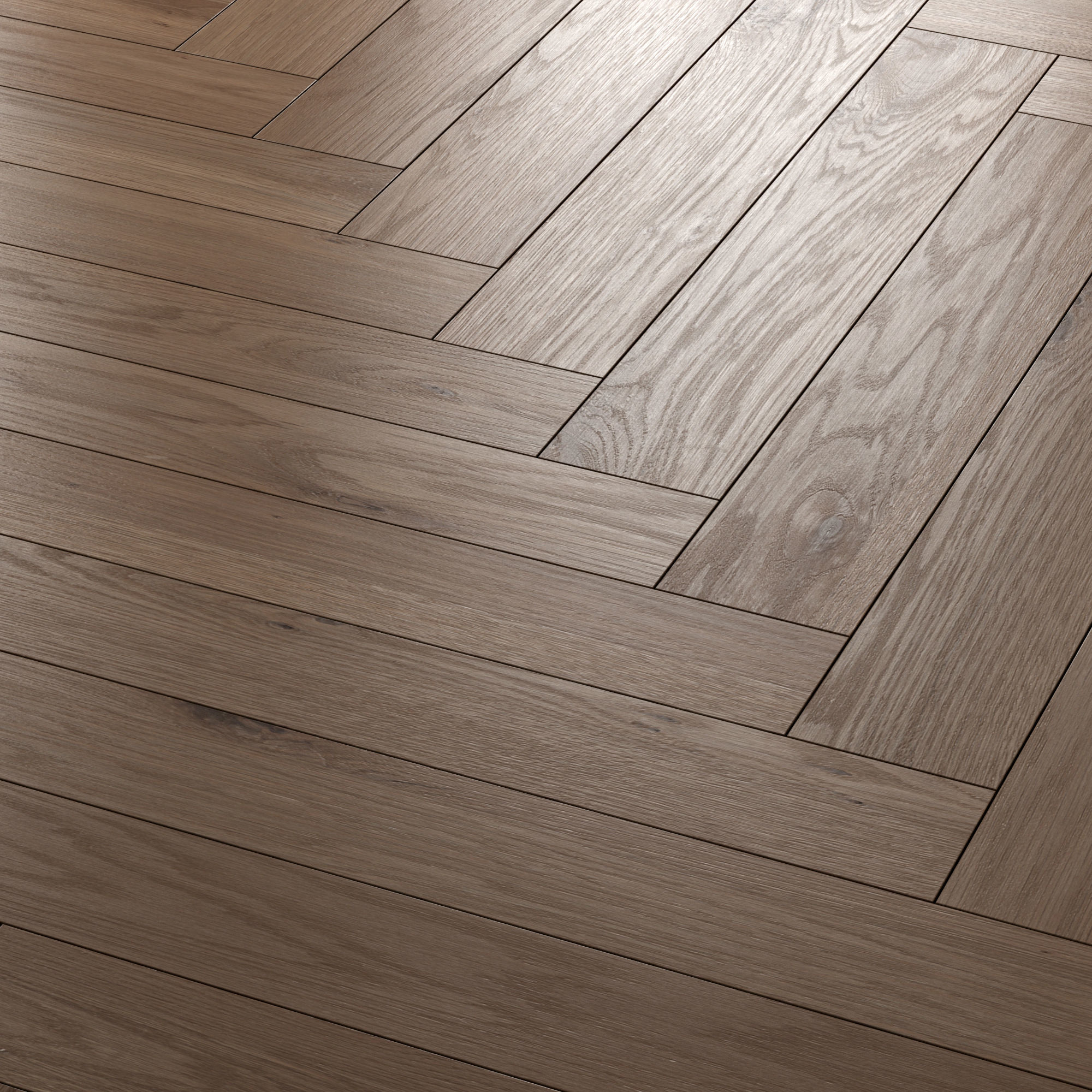 Wood floor 6 standart and herringbone 3D model_2