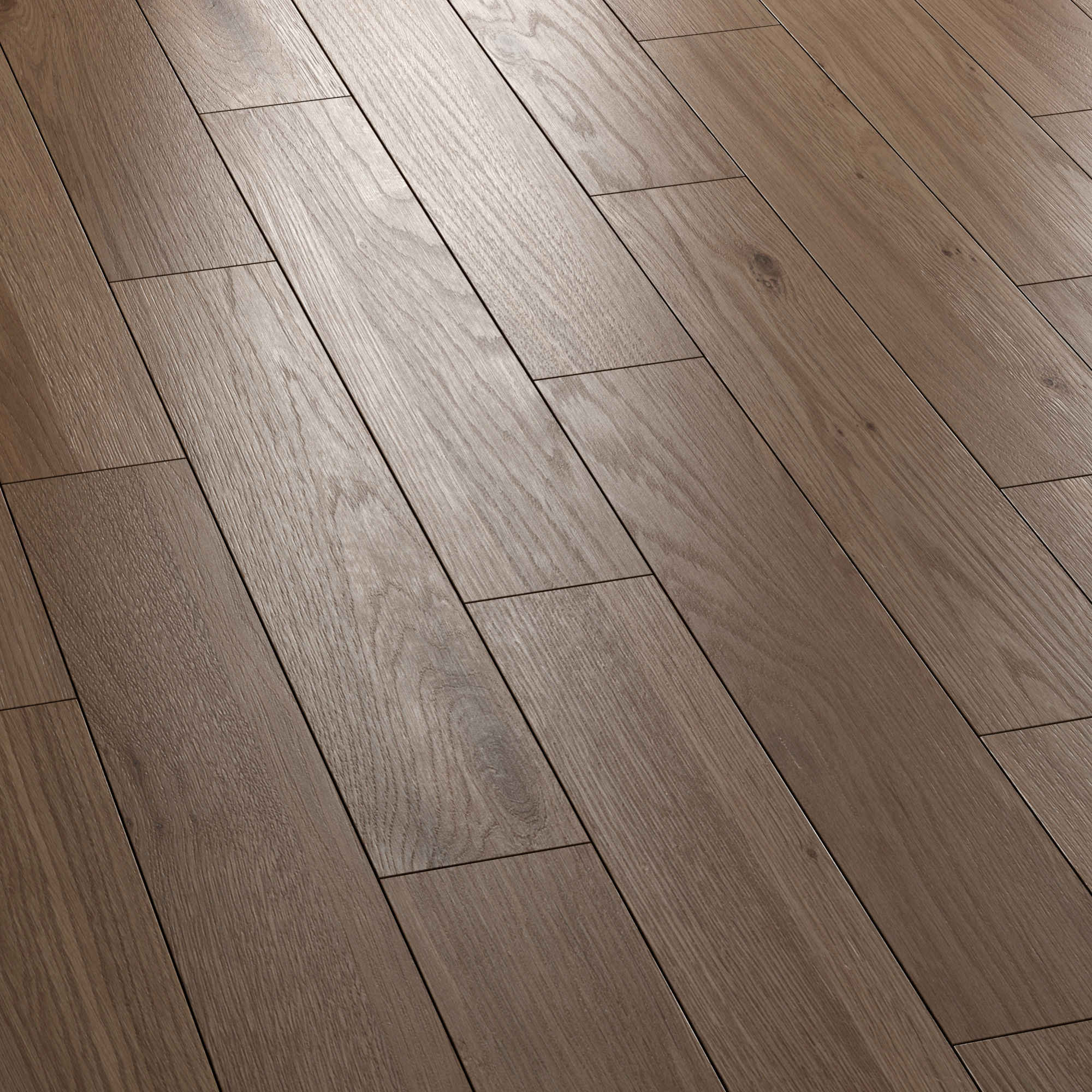 Wood floor 6 standart and herringbone 3D model_1