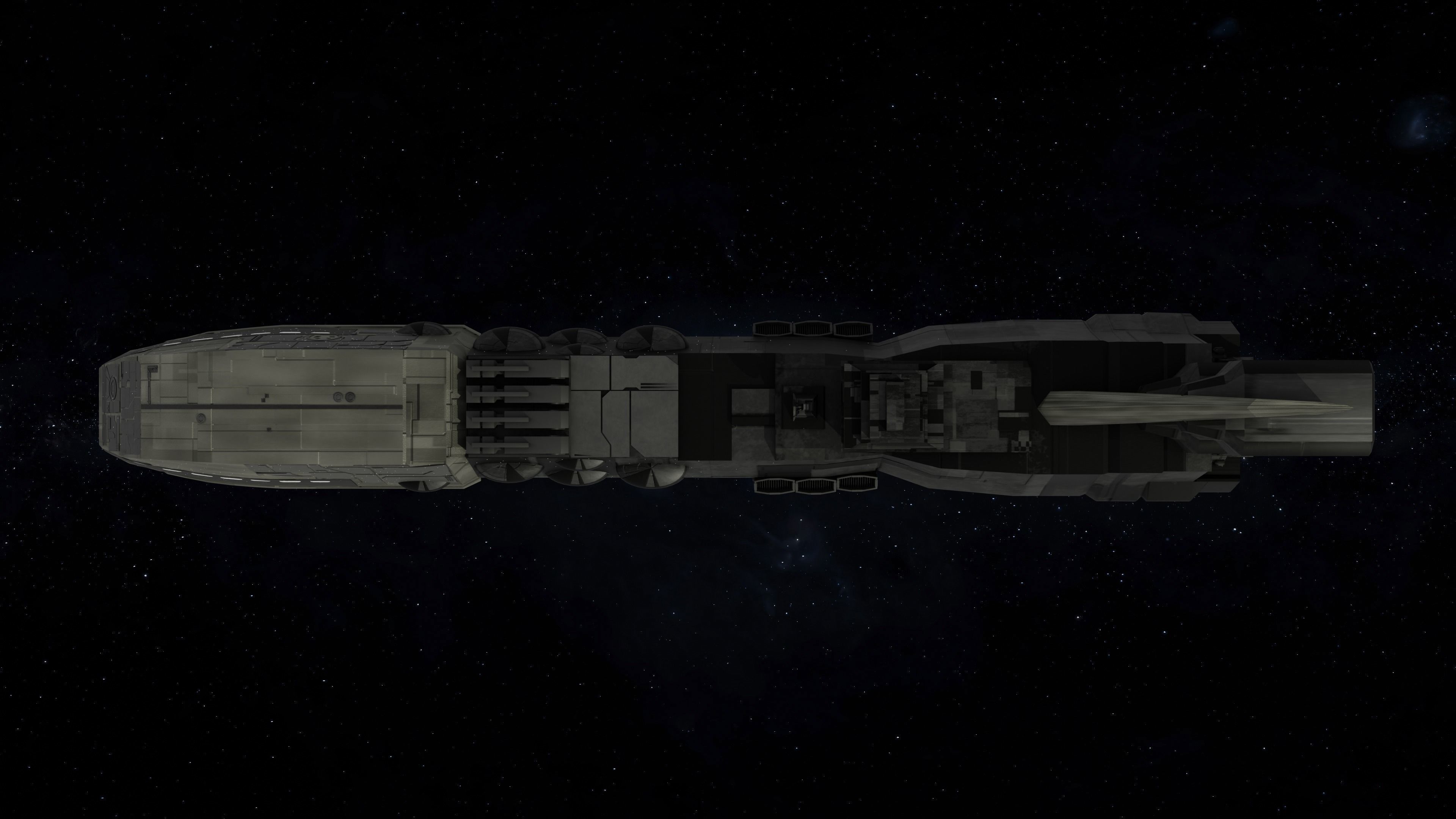 Star Wars Rebel Assault Frigate Free 3D model_4