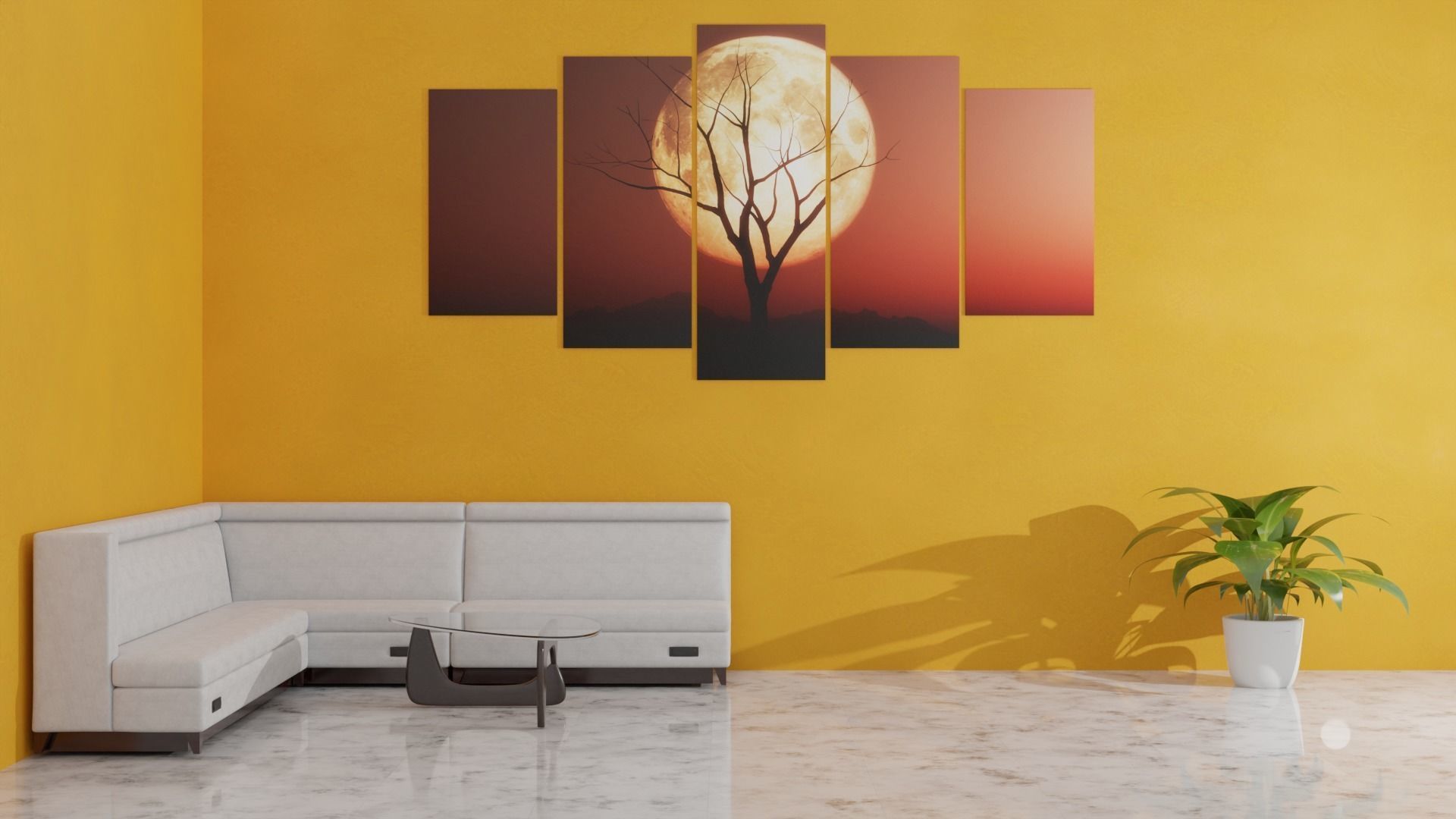 Room Interior 3D model_1